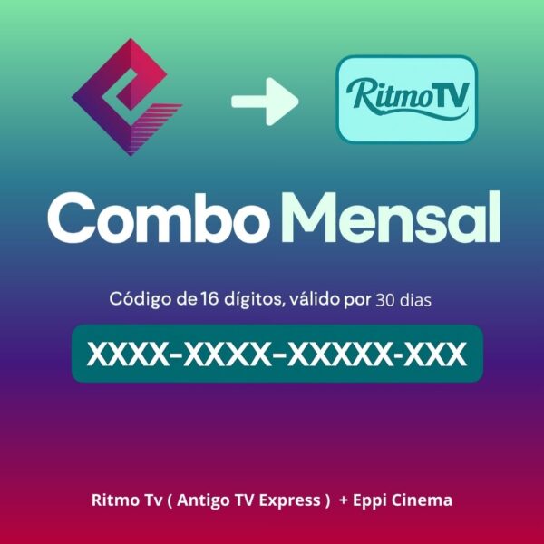 Combo Mensal Ritmo TV + EPPI Cinema – +400 Canais e Filmes HD