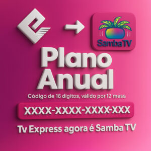 Plano Anual Samba TV – 12 Meses de Filmes e Séries em HD