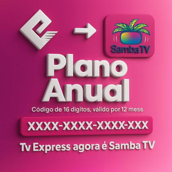 Plano Anual Samba TV – 12 Meses de Filmes e Séries em HD