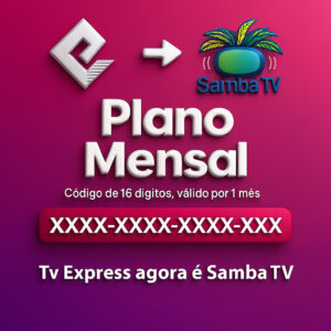 Plano Mensal Samba TV – +400 Canais e Séries HD
