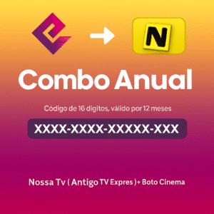Combo Anual Nossa Tv com mais de 1000 Conteudos para você assistir