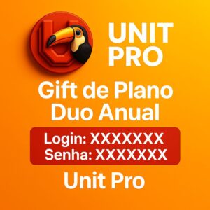 Plano Duo Anual Unit Pro para vc em 2 telas.